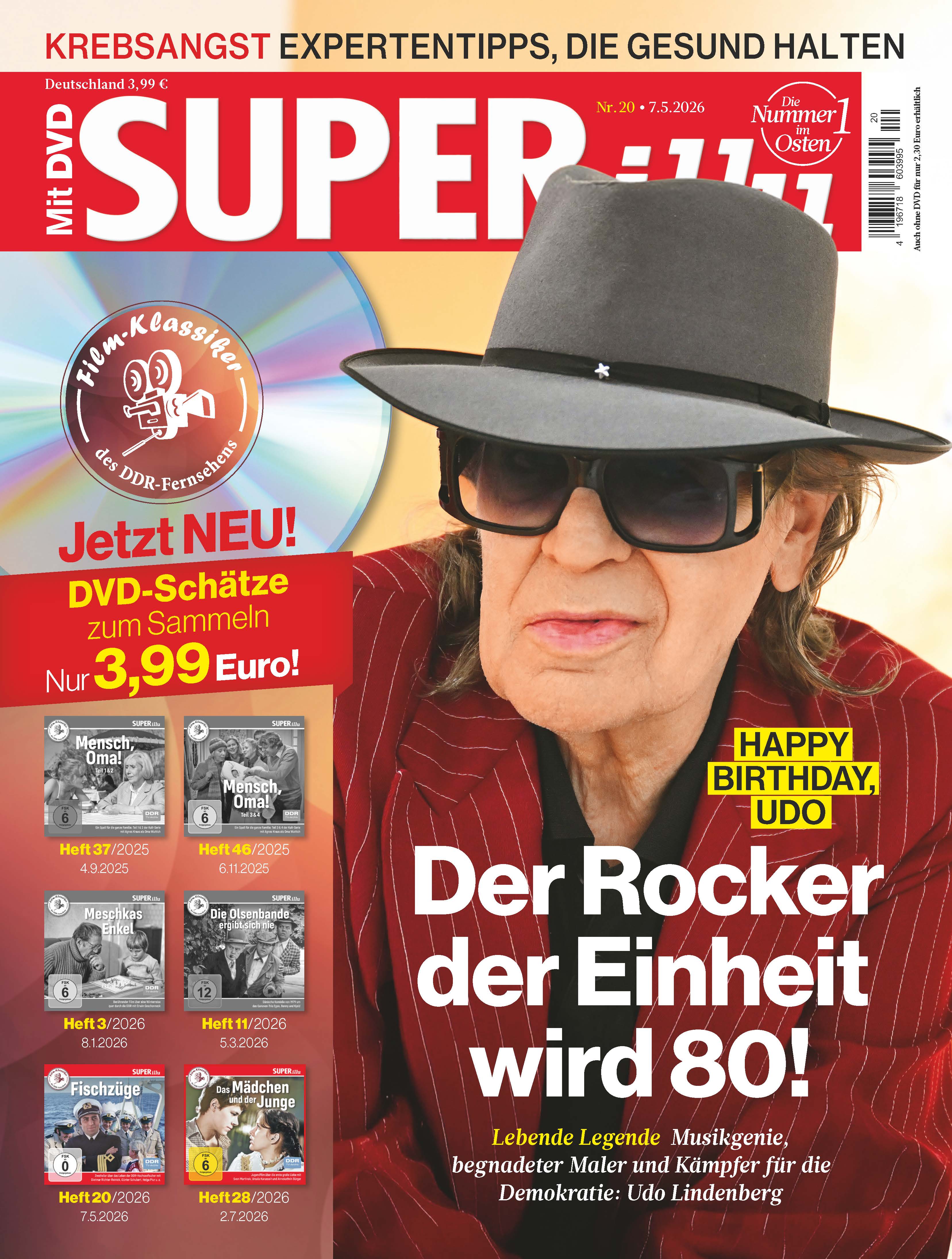 SUPERillu mit DVD - aktuelle Ausgabe